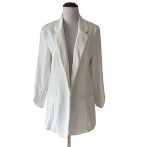 Stoosh White Oversized Blazer Jacket Women's Size Medium